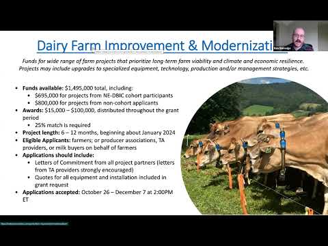 Farm Focused Grants with the Northeast Dairy Business Innovation Center