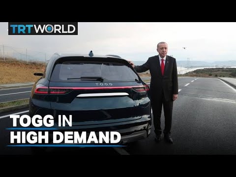 Demand for Türkiye’s first electric vehicle, TOGG, is booming