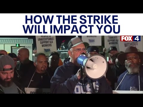 Port Strike: How dock workers striking could affect North Texas