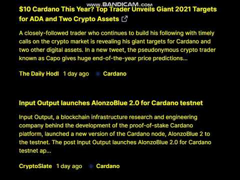 17--6--Cardano (ADA) news today. Cardano (ADA) Latest News