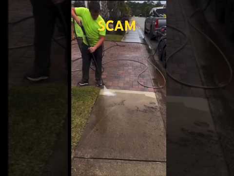 PRESSURE WASHING SCAM #pressurewashing