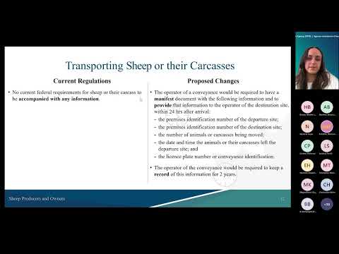 Proposed Regulations on Livestock Identification and Traceability CFIA - Sheep Producers and Owners