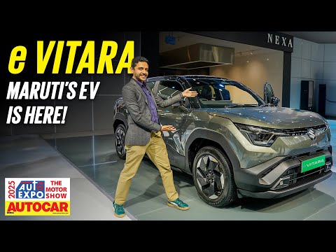 Maruti Suzuki e Vitara - All-new, all-electric SUV with 500km range |Auto Expo 2025 | Autocar India