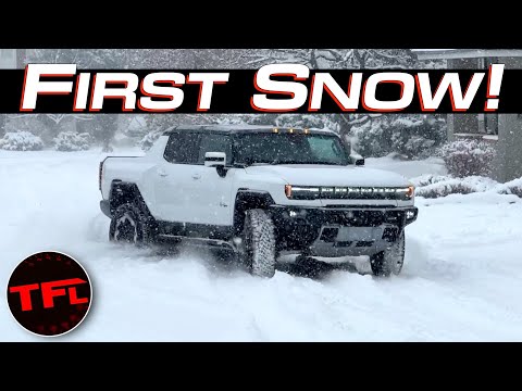 The New Hummer EV Truck DOESN&#039;T DRIVE Like You Think In the Snow Because Of This One New Feature!