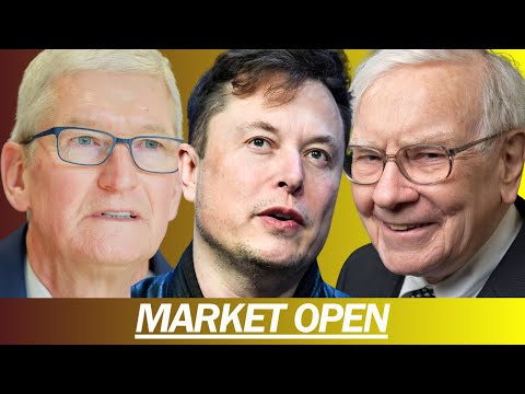 APPLE INVESTING $500B INTO THE US, BUFFETT MADE MOVES, SAYLOR BUYS BTC, PALANTIR DOWN | MARKET OPEN