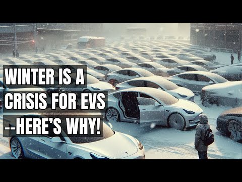 EVs vs. Winter: The Freezing Truth That Left Drivers Stranded! Electric Vehicles Vs Winter, Weather!