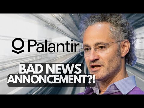 BAD NEWS ANNOUNCED FOR PALANTIR INVESTORS?❗IF YOU OWN MORE THAN $4500 WORTH OF PALANTIR STOCK-LISTEN