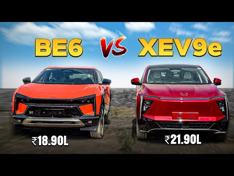 New Mahindra BE6 vs XEV9e Detailed Comparison🔥| EV Battle |