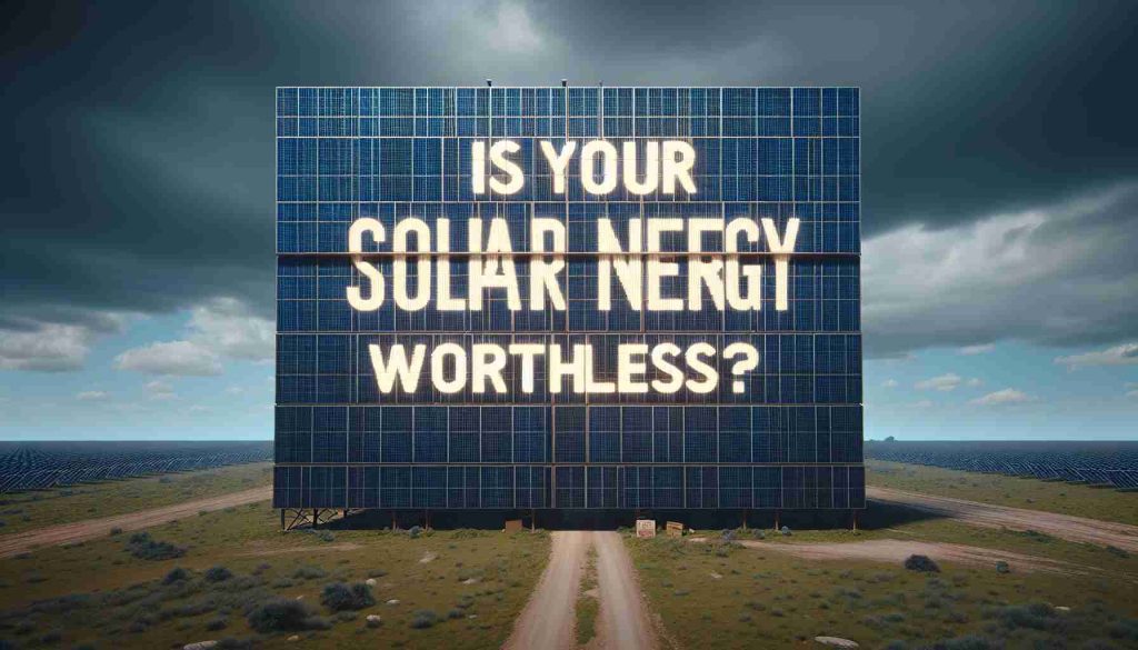 Is Your Solar Energy Worthless? The Shocking Truth