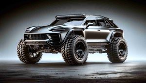 Create a realistic, high-definition image of a top-tier off-road vehicle, conceived by an unnamed visionary designer. This car embodies the bold ambition to be the pinnacle of off-roading, drawing inspiration from high-performance cars like a Porsche. The car should have robust, all-terrain tires, a strong chassis, and the sleek aesthetics of a high-end sports car.