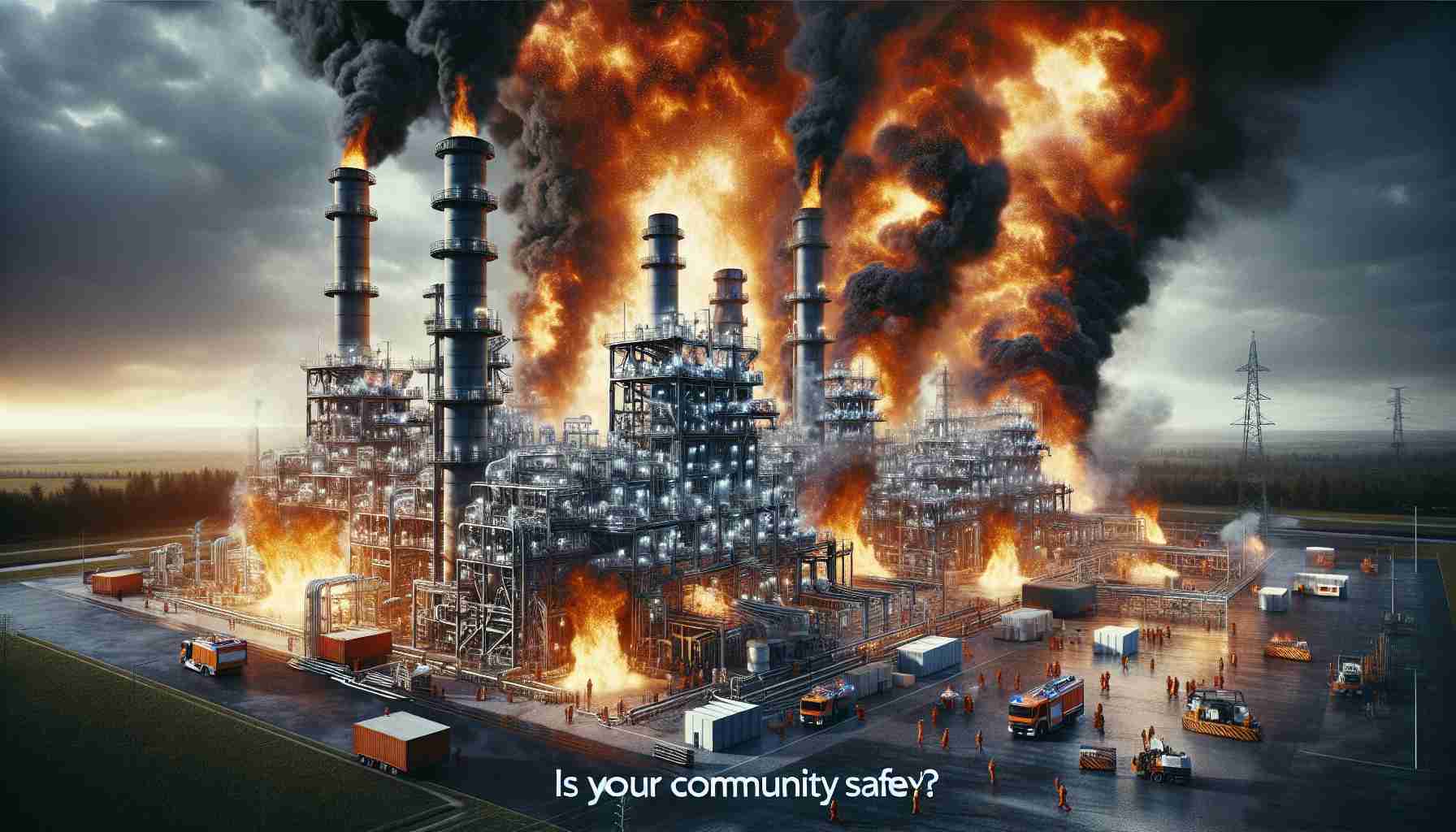 Massive Fire at Power Plant Triggers Emergency Evacuations! Is Your Community Safe?