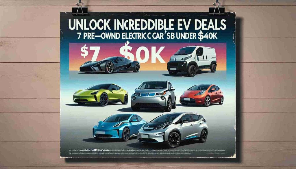 Unlock Incredible EV Deals: 7 Pre-Owned Electric Cars Under $40K