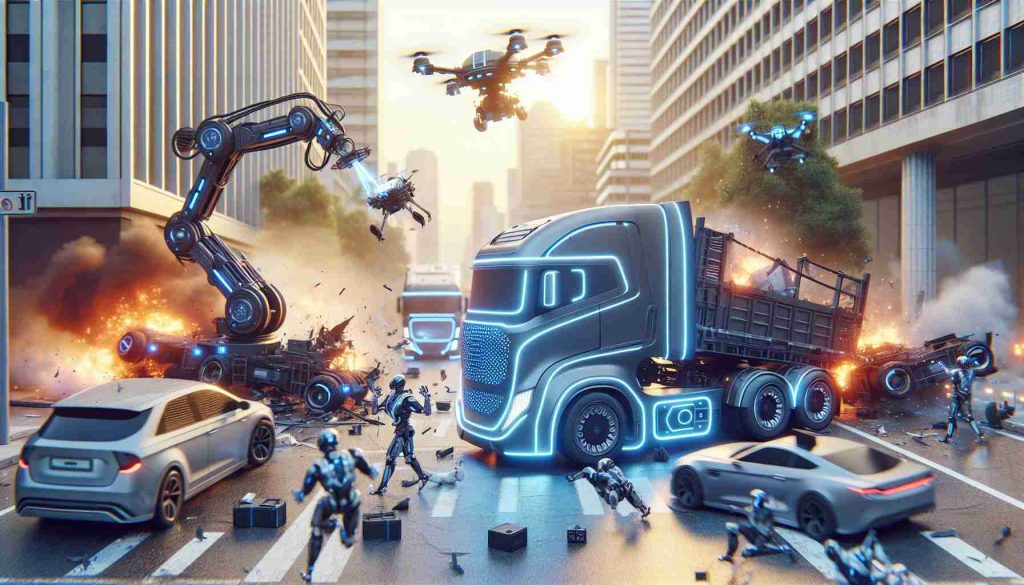 Cybertruck Collision Chaos! A Glimpse into Autonomous Accident Management